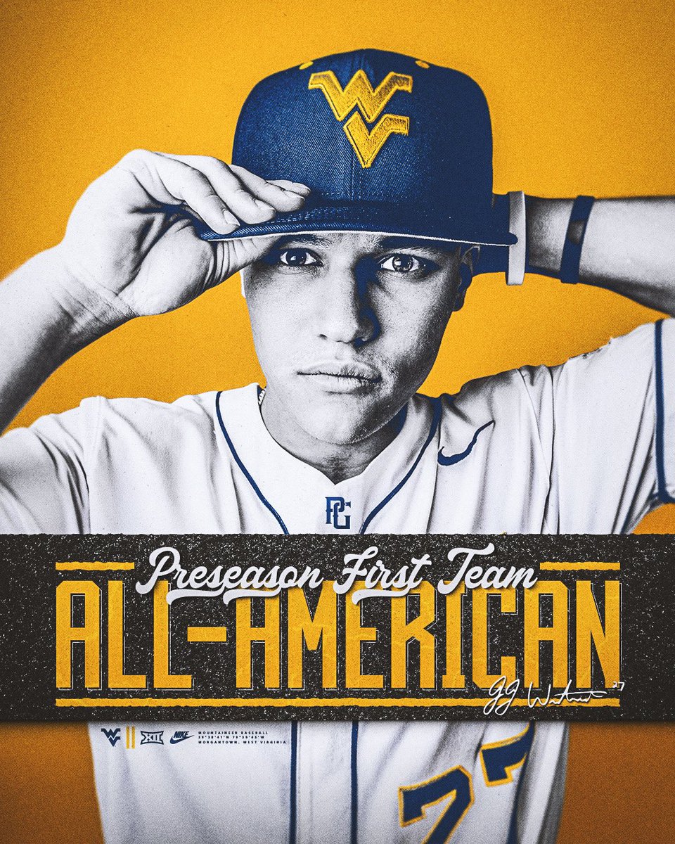 WVU Baseball (@wvubaseball) on Twitter photo Special season incoming!
<a href="/jj_wetherholt/">JJ Wetherholt</a> is a <a href="/PerfectGameUSA/">Perfect Game USA</a> preseason First-Team All-American ๐บ๐ธ
#HailWV Special season incoming!
<a href="/jj_wetherholt/">JJ Wetherholt</a> is a <a href="/PerfectGameUSA/">Perfect Game USA</a> preseason First-Team All-American ๐บ๐ธ
#HailWV