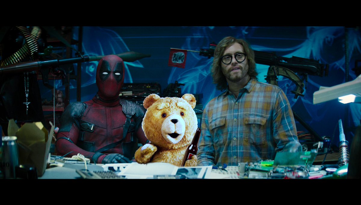 MikeMcCabeSad's tweet photo. type of shit im on rn #Tedpool #ted #deadpool @SethMacFarlane @VancityReynolds https://t.co/NDv8ML6aIk