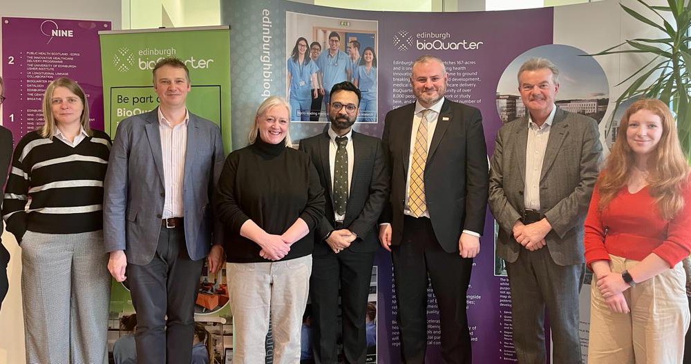 Andrew4Pendle's tweet photo. Innovation hubs are leading the way - @EdinburghBQ are looking at the best opportunities to innovate and invest. 

I had an interesting and informative discussion with excellent colleagues about getting data challenges right and investing in infrastructure. https://t.co/2EEFGGx7PY