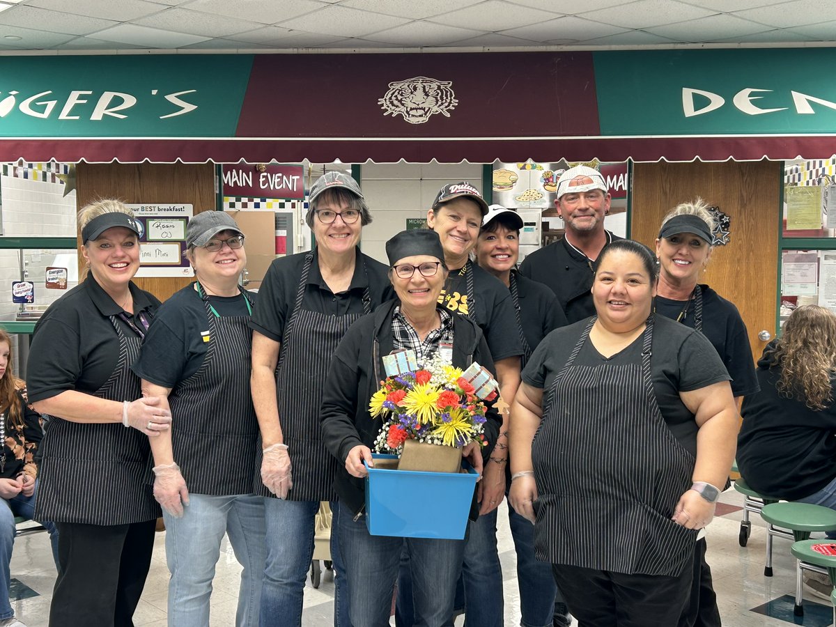 Our entire school and kitchen team will greatly miss Connie Johnson as she hangs up her apron and starts her retirement journey.