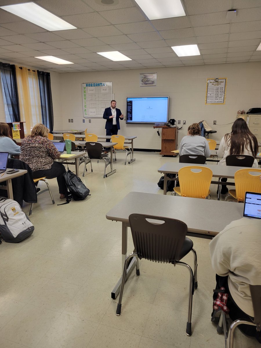KabrinaLester's tweet photo. We did it! Our first time presenting @tcboe #steambydesign was amazing ✔️ I cannot wait to hear how these amazing teachers use @ChatGPTapp and @curipodofficial in their classrooms. #leadingtheway @cburgelem #AIinEducation https://t.co/PFqSFEZgOC