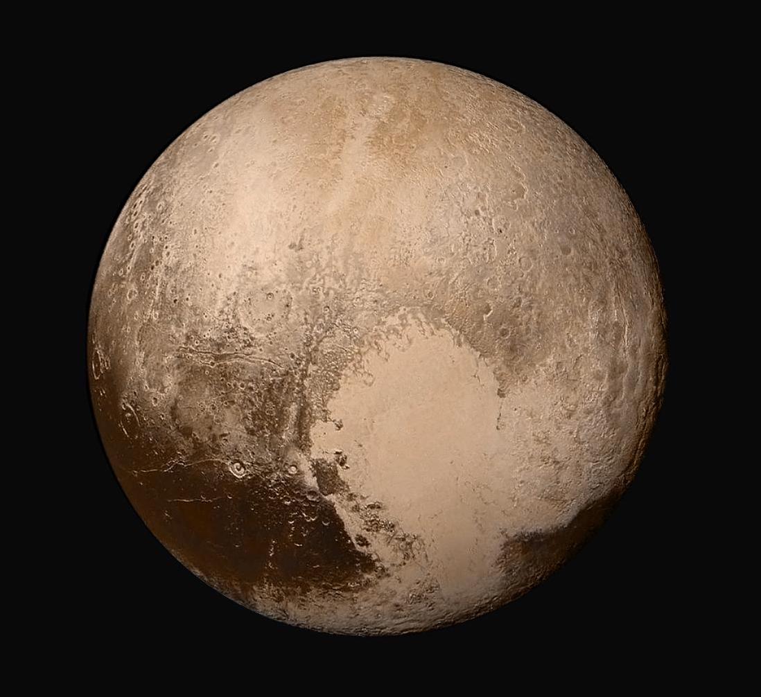 NASASolarSystem's tweet image. For no particular purpose, pretty pictures of Pluto. science.nasa.gov/pluto