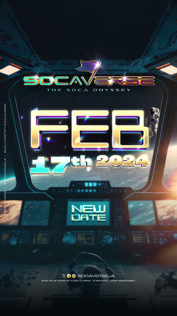 Socaverseja's tweet photo. In an effort to ensure the consistency in the quality of our brand and as continue to elevate the experience offered to surpass your expectations , we are thrilled to announce a NEW DATE for take-off! ✨🚀

ALL TICKETS PREVIOUSLY PURCHASED WILL STILL BE VALID FOR OUR NEW DATE https://t.co/odBvC0kgd1