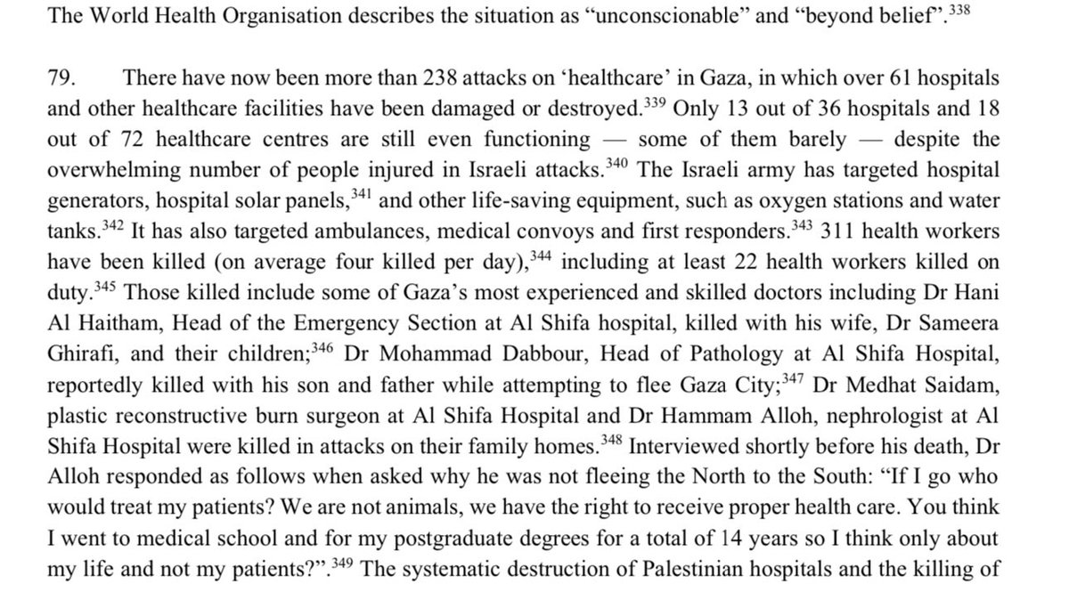 Healthcare Workers of Gaza Nomination Nobel Peace Prize 2024. Retweet- even if little comfort to over 320 HCW already been killed by IDF and whose families been targeted. Palestinian HCW have been epitome of sacrifice. Below extract from ICJ submission. chng.it/DtVNJPQn