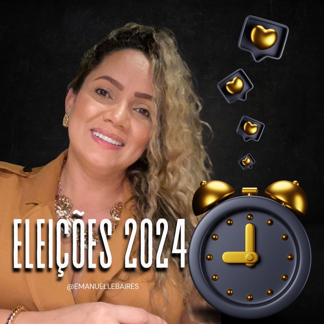 emanuellebaires's tweet photo. ELEIÇÕES 2024 | As eleições municipais terão novidades este ano. Me segue lá no Instagram para não perder as atualizações: @emanuellebaires https://t.co/iSfslUjGam