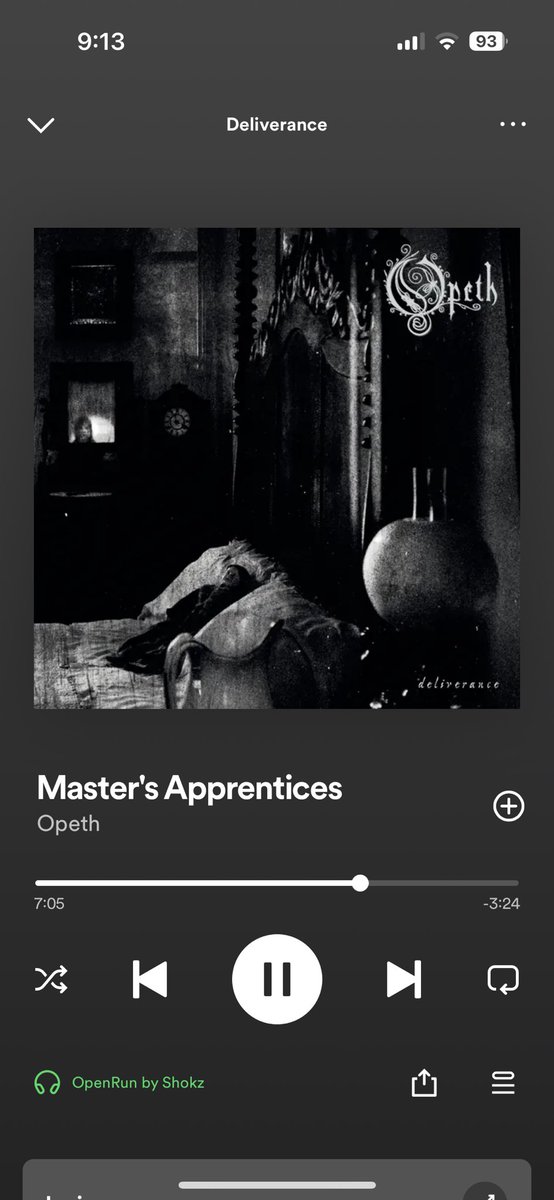 jaredkraft's tweet photo. Nothing like a chilly, blustery morning run with some classic @OfficialOpeth in my ears! https://t.co/Brn7l7Csmv
