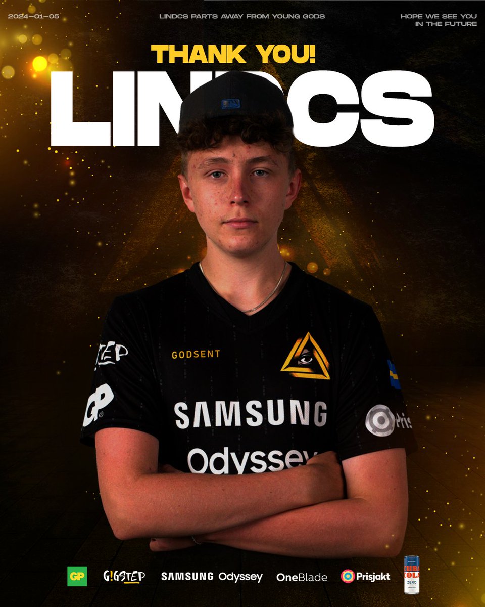 GODSENT_YG's tweet photo. #GODLINDCS 👁️👆
Melker has decided to mainly focus on his school and doesn't feel it can be combined with CS right now
We want to thank you for your hard work and you as a person. Dedicated from day one!
It has been a pleasure working with you and sharing your journey. You have been like a big brother to your younger teammates throughout the journey. 
Much love! 🖤💛

Melker:
"I feel that this is the right decision but at the same time difficult as we have been a big happy family. I wish the boys the best of luck and will of course follow them"