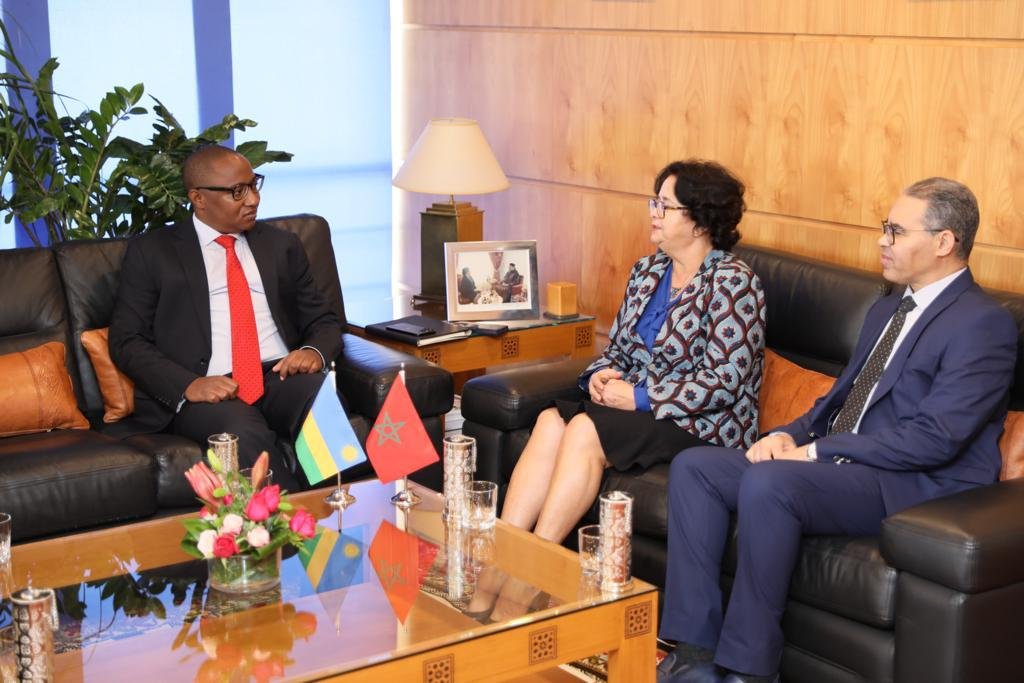 RURA_RWANDA's tweet photo. The Director General of RURA, Mr Evariste Rugigana, and other officials from @RURA_RWANDA, @RwandaICT, and @RISARwanda are in Morocco for a benchmarking visit on media regulation at the invitation of HACA's President, Mrs. Latifa Akharbach.
#NumberPortability https://t.co/wHKgsWrmK0