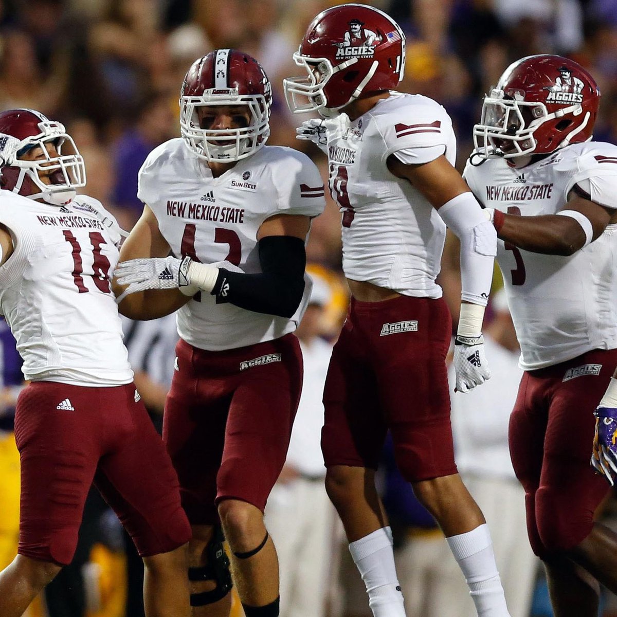 DChristley8's tweet photo. Blessed to receive an offer from New Mexico State @FCProspects_ @MaricopaMustang @damehova9 @coachcurtis42 @JUCOFFrenzy @247recruiting @jbmorriscoach https://t.co/X8G9ysZQi0