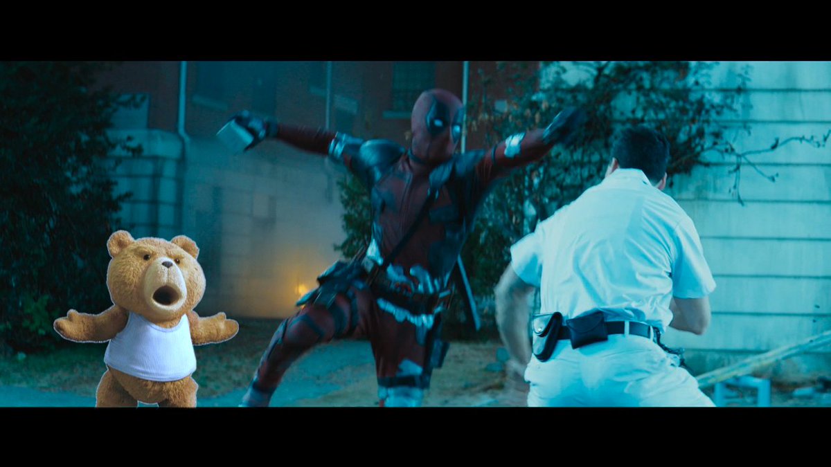 MikeMcCabeSad's tweet photo. type of shit im on rn #Tedpool #ted #deadpool @SethMacFarlane @VancityReynolds https://t.co/NDv8ML6aIk