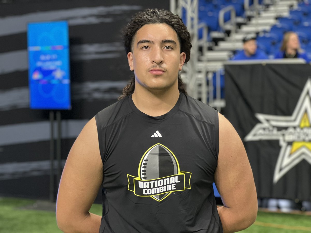 R_Brauninger's tweet photo. 2026 Bastrop DL Tiki Hola 

📍#AACombine

@tiki_hola | @Bastrop_Bears https://t.co/76rmUYmDxk