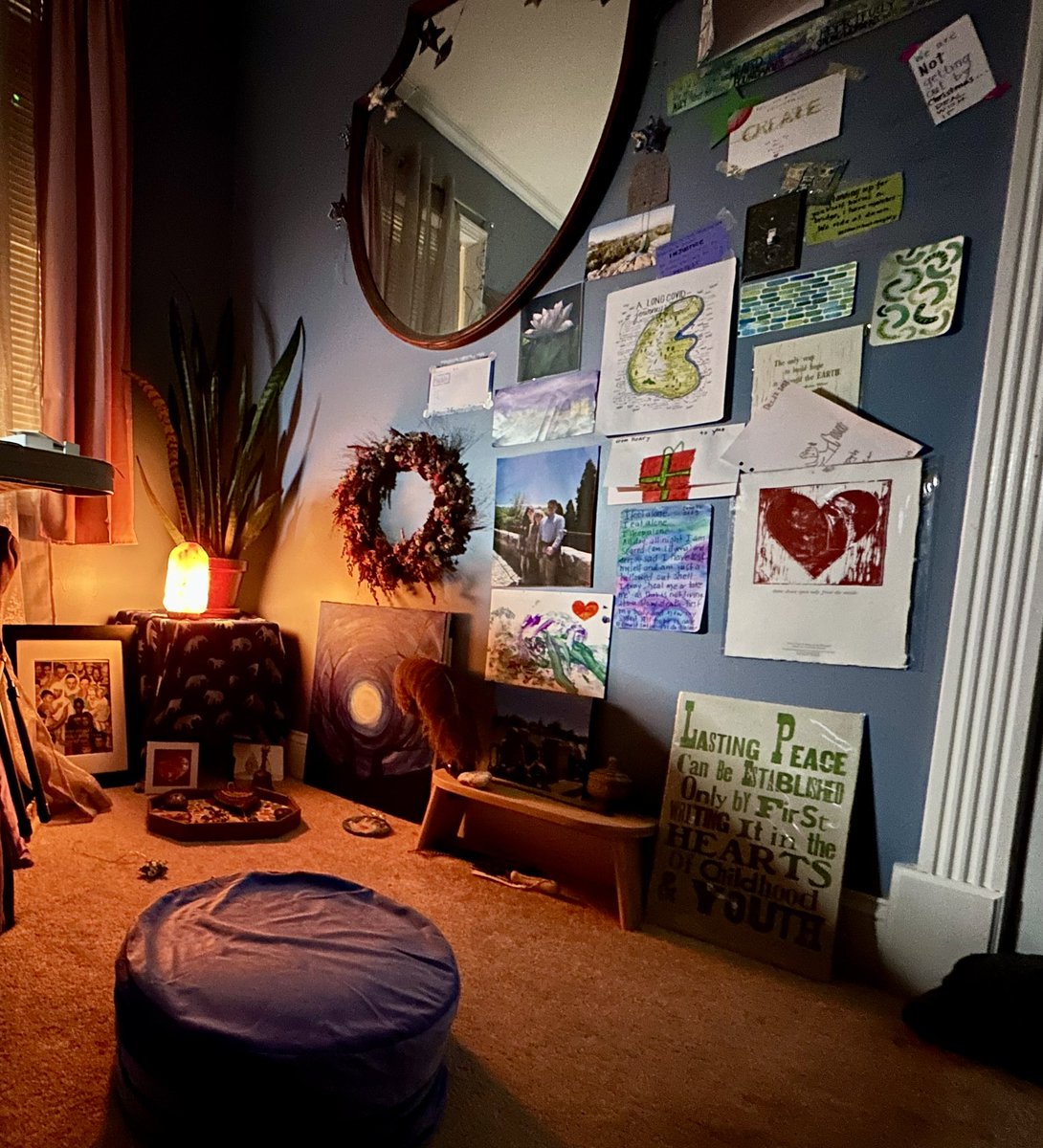 YlanRoy's tweet image. Research builds to support our lived experience with #LongCovid and #MECFS. We are not machines to fix, via exercise programs. And we do have hearts and souls which are not the sum of our test results. Here is my #learningtorest space. Express the grief, but find the joy also.