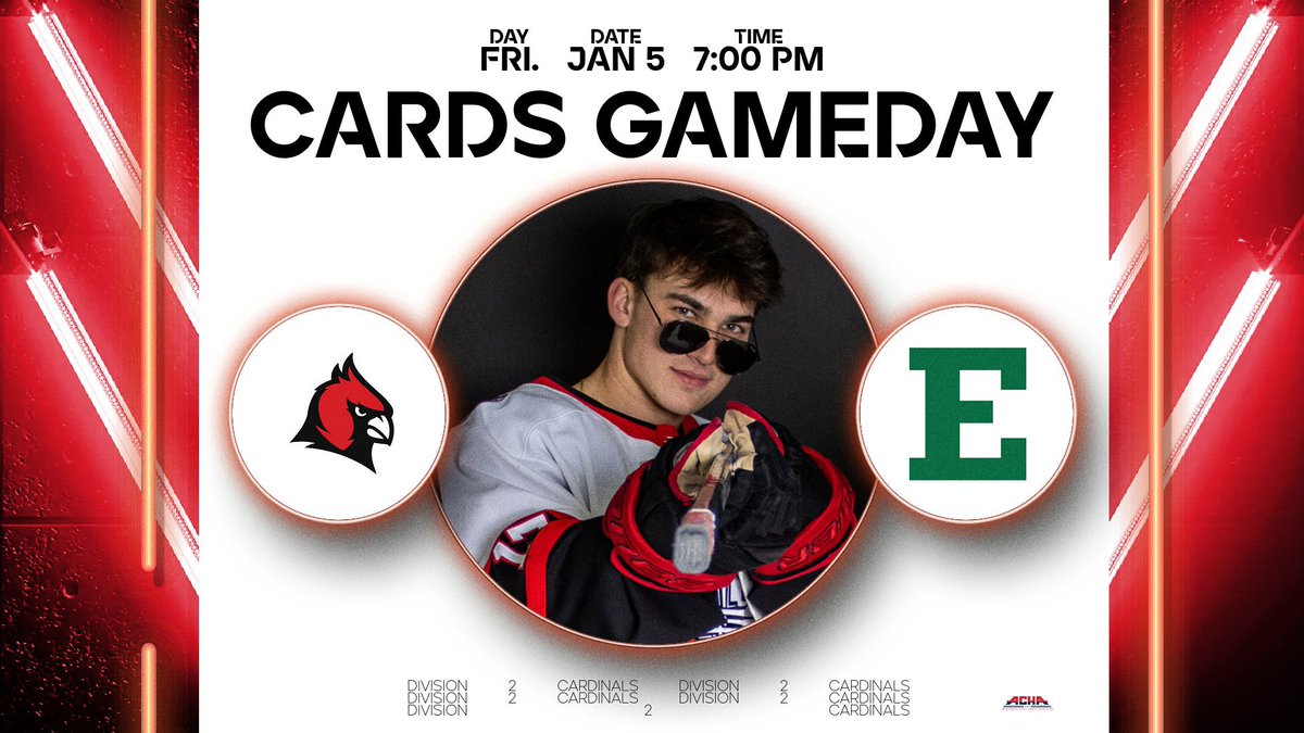 CUAA_MHockey's tweet photo. CARDINAL GAMEDAY:
D1 battles LTU at home for the first home game of 2024.
D2 travel to crosstown rival EMU for Game Three of the Huron Cup.

D1 Stream: Link in Bio
D2 Stream: Link in Bio (BlackDog)

#allin #cardinalsriseabove https://t.co/UdeU38CjsI