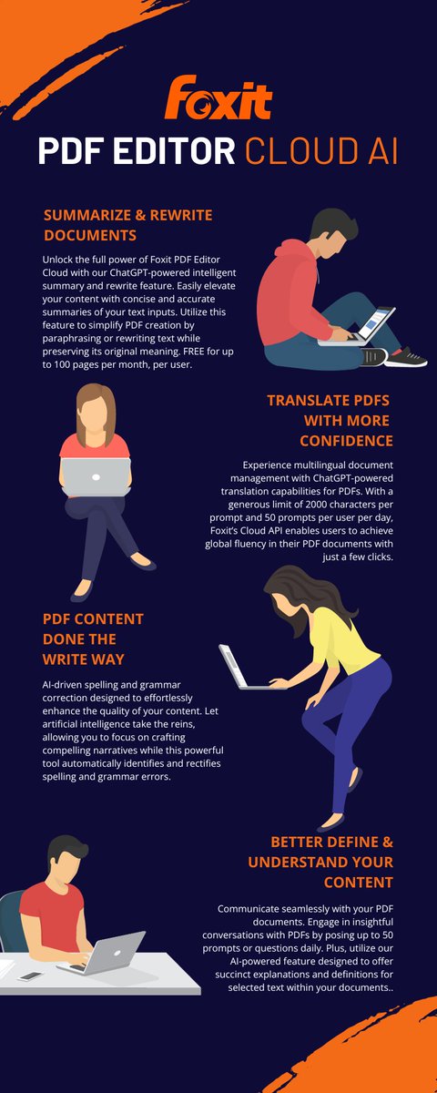 foxitsoftware's tweet photo. Check out the power combo of Foxit's PDF Editor Cloud and OpenAI! 💪🌩️ Get ready for an efficient, smart, and intuitive editing experience. 👀 https://t.co/NQirEt3Cv1 #PDFediting #Collaboration #Productivity #ChatGPT #OpenAI https://t.co/zXr2LBATH3