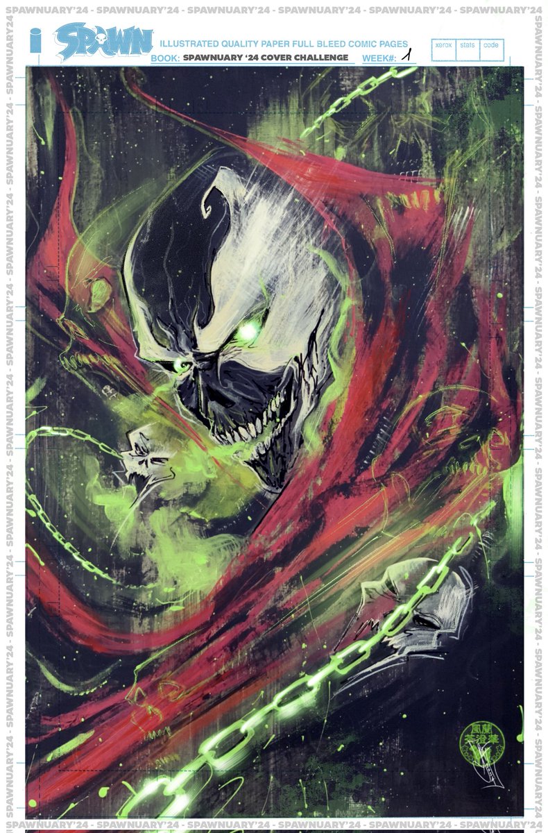 VioletArt22's tweet photo. Thank you so much toddmcfarlane @McFarlaneComics
for giving to us Artists the chance to pay homage to an such amazing character like Spawn with our art.
I hope I have honored him 🤘🖤
🟢Good Luck to Everyone! 🟢
#spawn #spawnuary #spawnuarychallenge #toddmcfarlane https://t.co/wkMMHnauuq