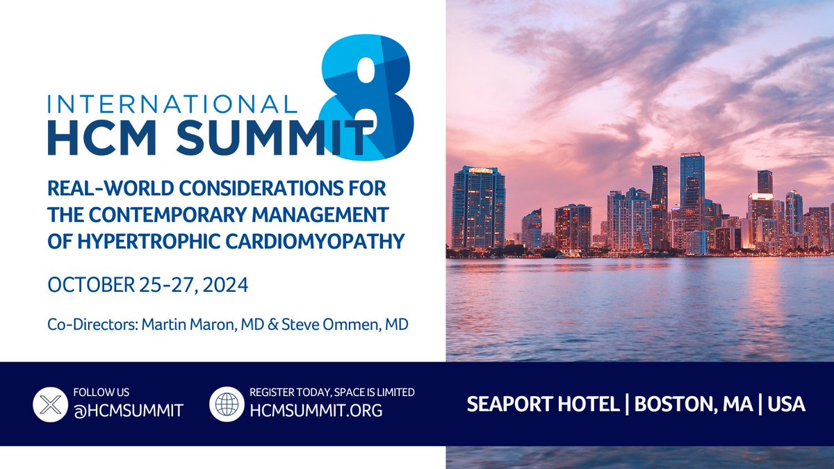 Explore our complete event agenda at hcmsummit.org/agenda for all 48 engaging talks, 5 insightful panel discussions, & 44 renowned speakers.🫀 Limited seats available – register today! #hcmsummit8 #hypertrophiccardiomyopathy #cardiotwitter @MartinMaronMD @SteveOmmen