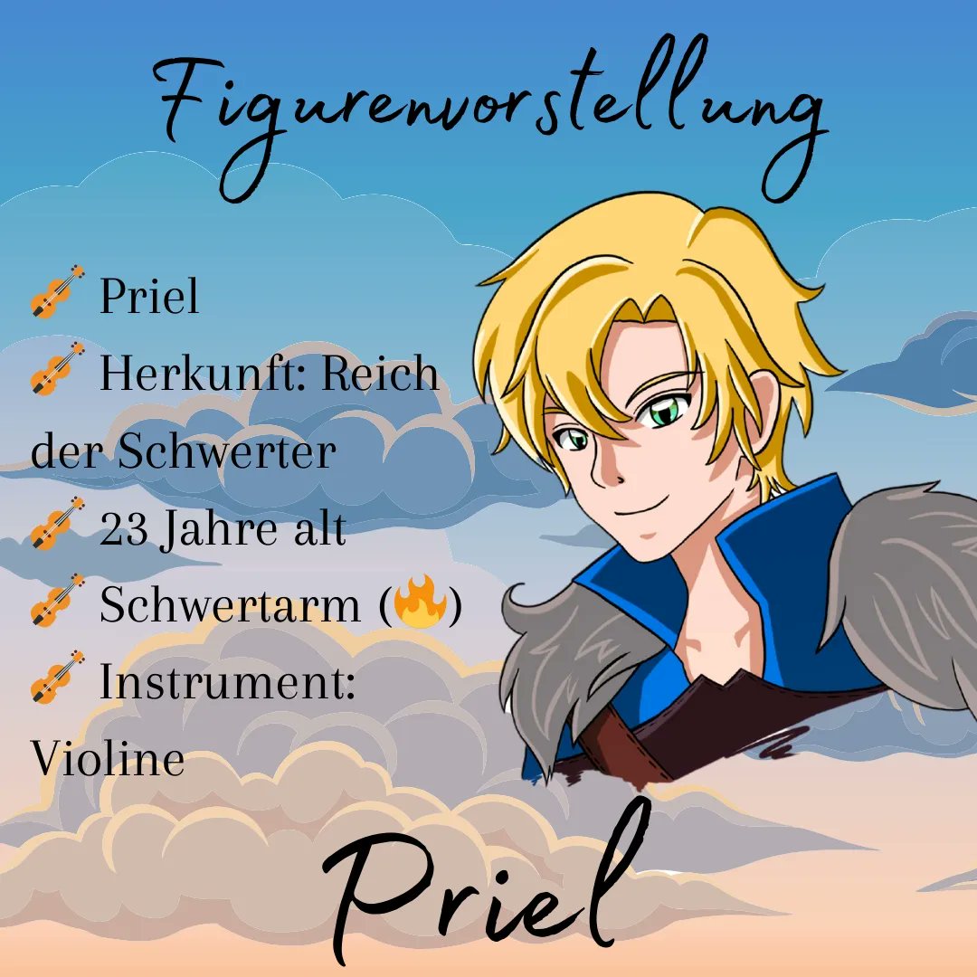 Priel - der zweite Protagonist in "Die Melodie der Wünsche". Ein geflohener Krieger aus dem Reich der Schwerter, der ohne es zu wollen an Rizsette gebunden wird. 😏

Neugierig? Bis zum 15. Januar mit Signatur und Charakterkarten hier vorbestellen: linktr.ee/wellenbuch