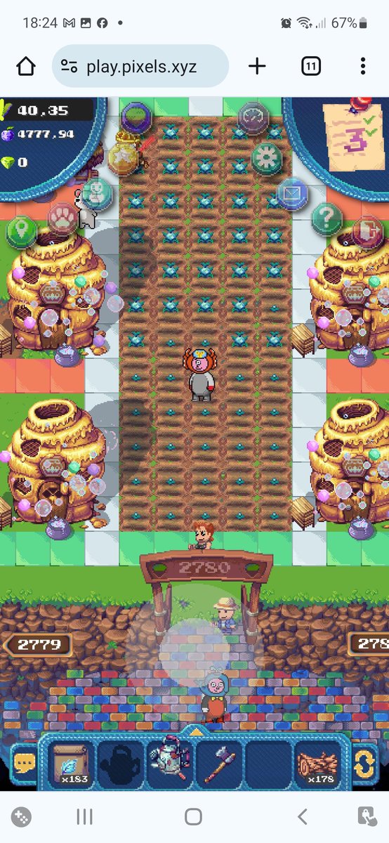 PersefoneVr's tweet photo. @CropCraftClub @pixels_online https://t.co/pWkFzTQg6I