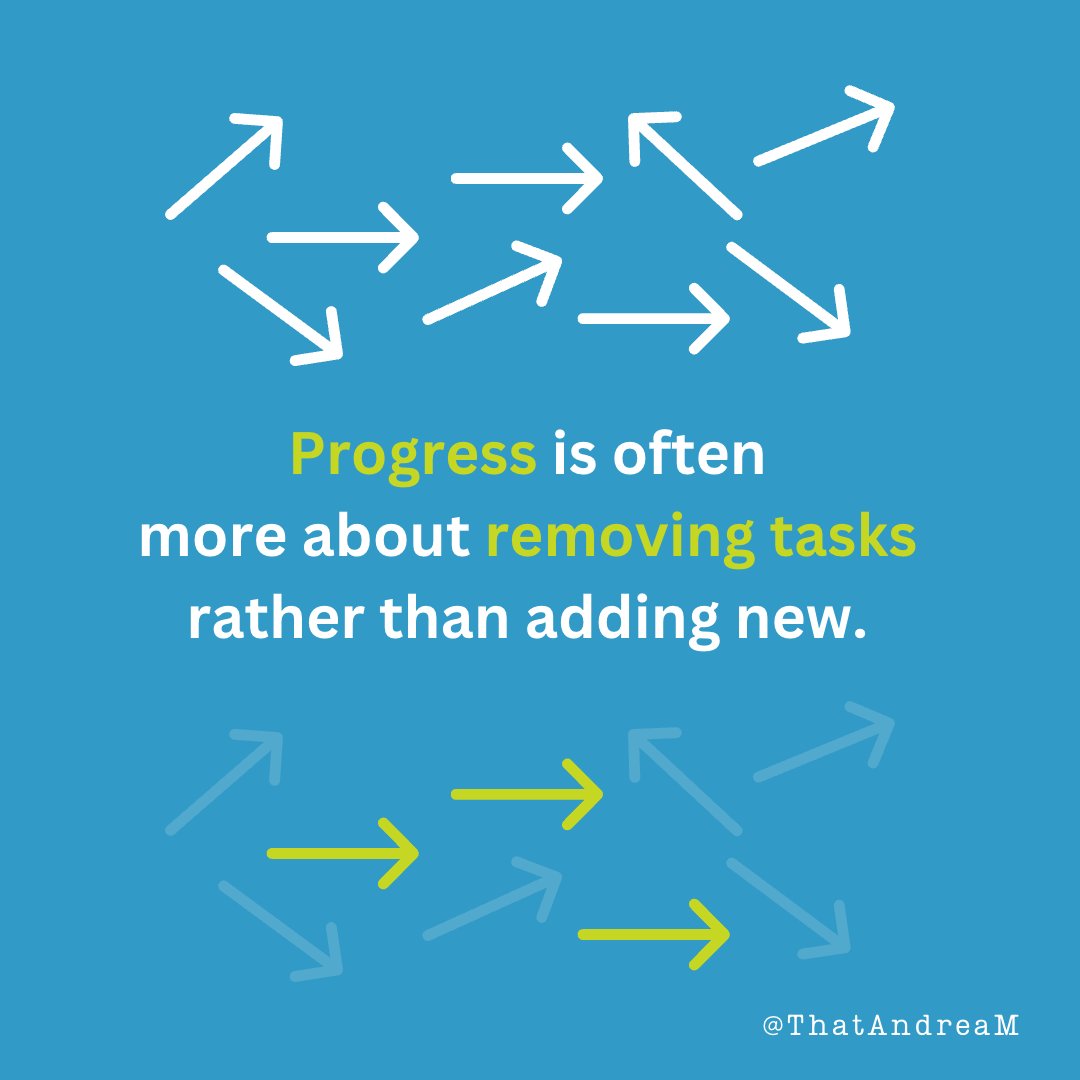 Having less time helps you get more done.

The paradox that having less time can increase productivity is worth exploring.

For example, timeboxing a task and setting a fixed time on your calendar almost always helps me get more done by the deadline.

@HarrisFanaroff recently