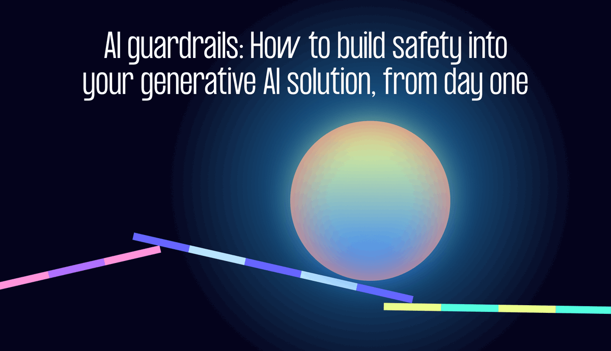 Get_Writer's tweet image. [Repost] AI guardrails: the unsung heroes of enterprise AI. Learn how to build safe, compliant, and ethical AI solutions from day one.

writer.com/blog/ai-guardr…

#AIGuardrails #EnterpriseAI #ResponsibleAI