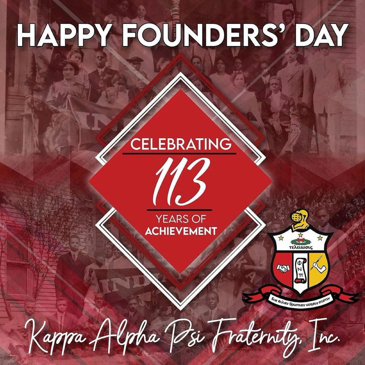 Celebrating 113 Years of Achievement♦️#J5 #Kappa113 #Nupes #KappaAlphaPsi1911👌🏼