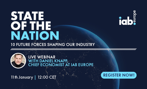 IABEurope's tweet photo. First-party data, CTV, retail media, #AI, and economic/political uncertainties across the world are just some of the things that will influence advertising in 2024. 

How to navigate them? Join our Chief Economist Daniel Knapp on 11th January and find out: https://t.co/8YV8ktH38Q https://t.co/Es8vfMpePO
