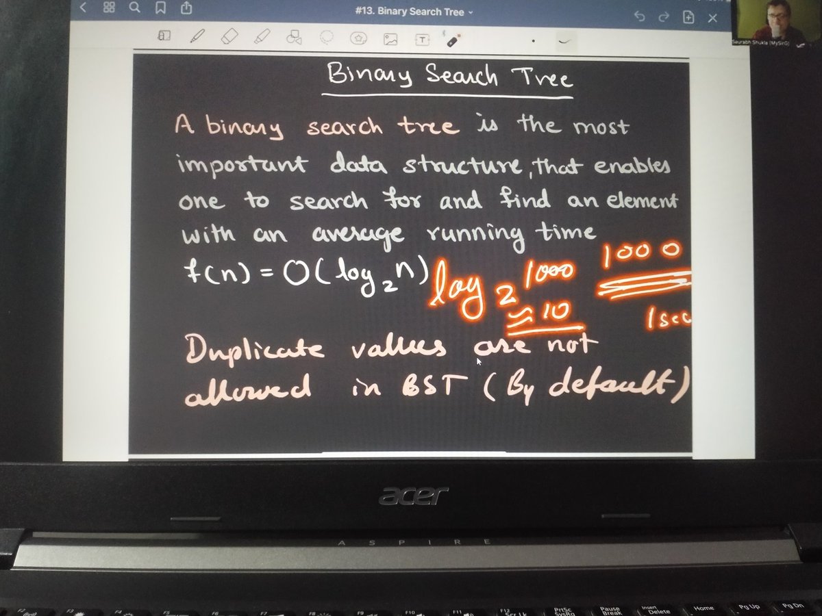 Aachal_Thaware's tweet image. Day 36/100 #100daysofchallenge
Today I have learned in this lecture Binary search tree.
#dsa