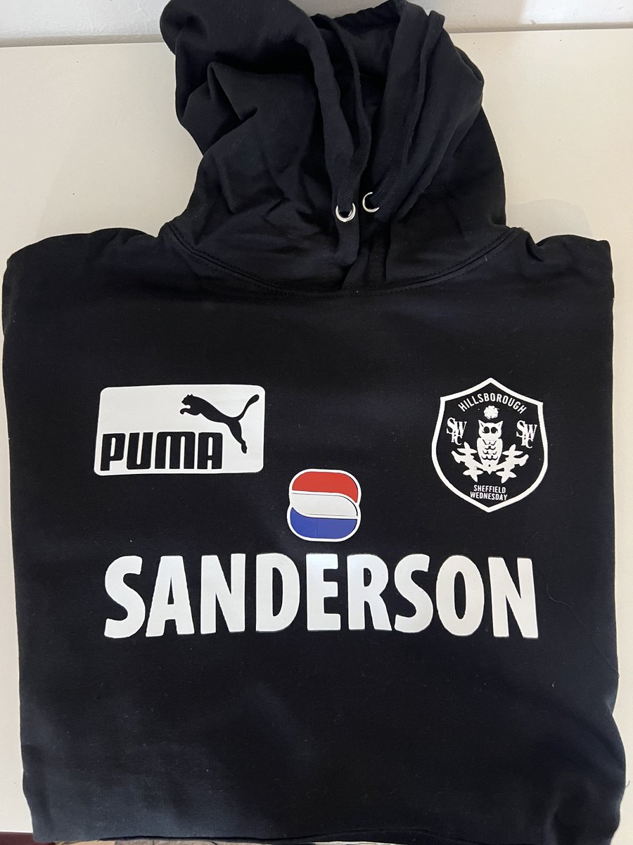 MugsNfl's tweet photo. Absolutely in love with these two Sheffield Wednesday hoodies I’ve done for an order!! 

Think I might have to do a whole retro hoodie collection 👀 https://t.co/gIemxIUL5u