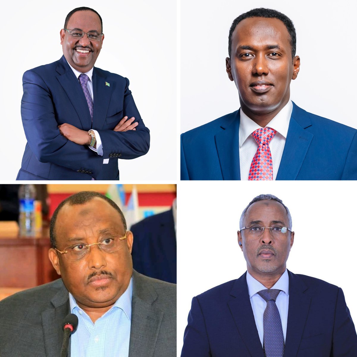 Puntlandmirror's tweet photo. Bloomberg: Four candidates are top contenders in #Puntland's presidential race: incumbent President @HESaidADeni, former electoral body chairman @GuledS_, former Puntland President Abdiweli Mohamed Ali, and Somalia's recently resigned Foreign Minister @abshirhuruse.

Read more: https://t.co/VnqNIjOfsm.