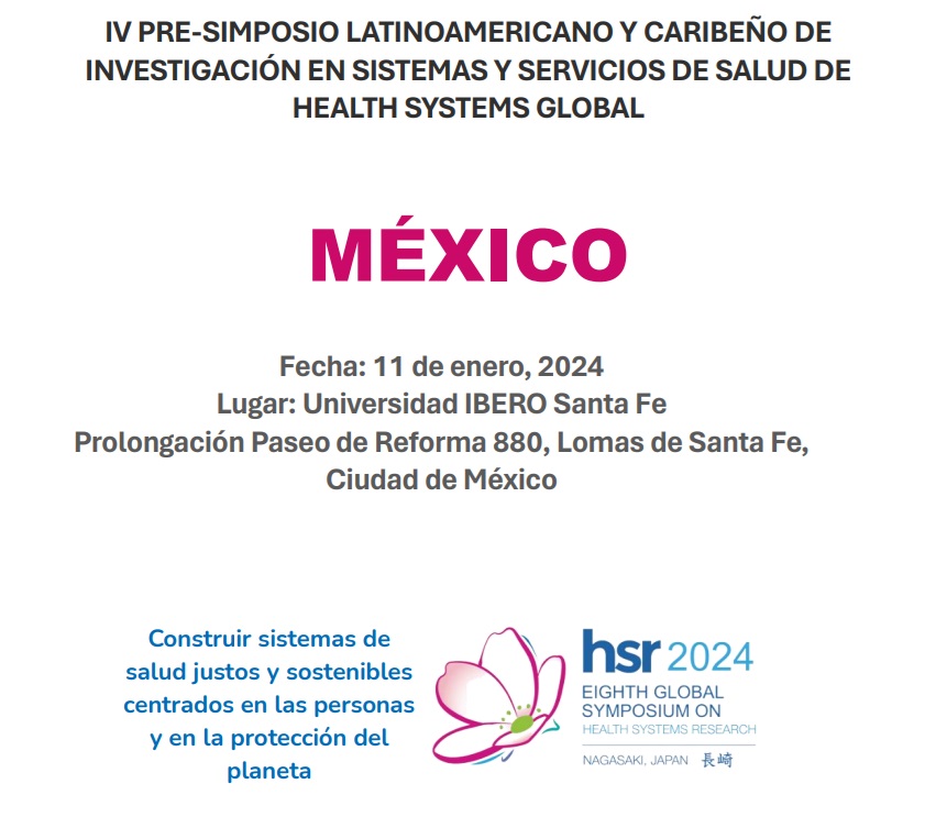 📢¡Atención a la comunidad académica y de la salud! El Pre-simposio Regional Health Systems Global México está a la vuelta de la esquina. Descubre investigaciones innovadoras en sistemas de salud el 11 de enero en la Universidad Iberoamericana🌐🏥 #apartalafecha