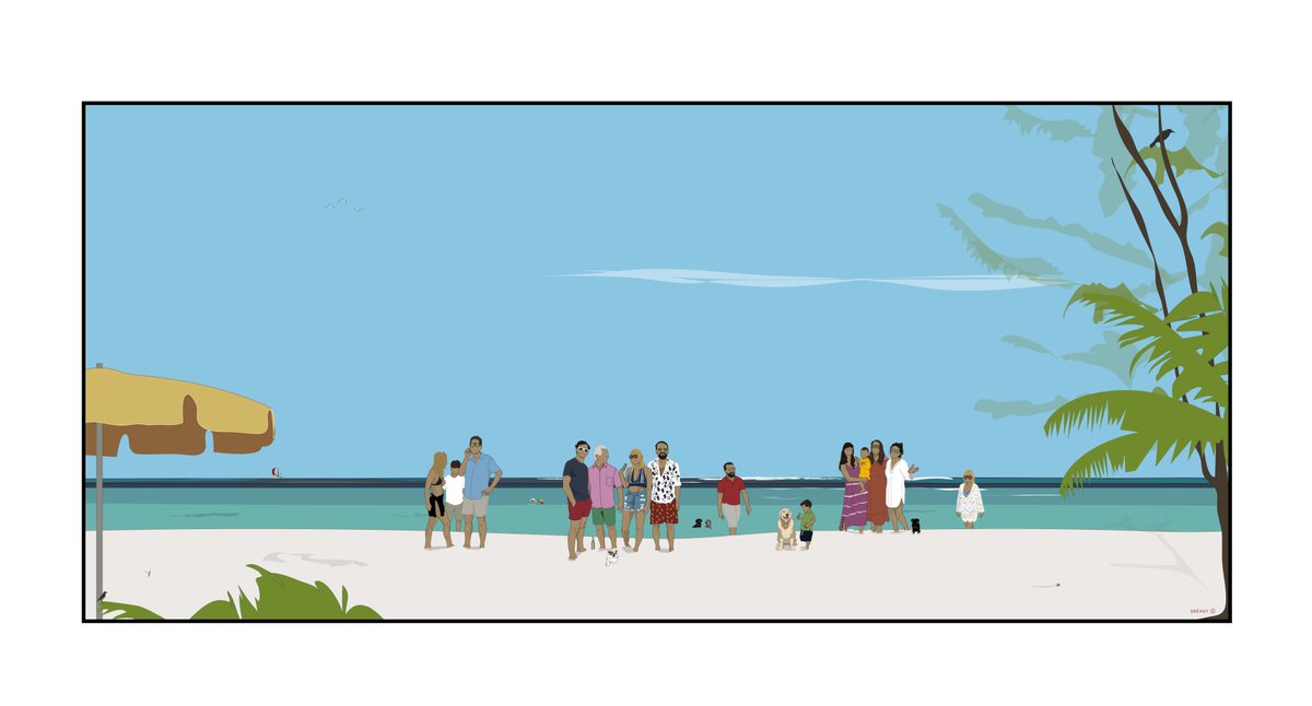 gathering ...

#familyportrait #familytime #beachlife #beachhouse #contemporaryart #modernart #decor #interiordesign #dready #dreadyart #caymanislands #jamaica