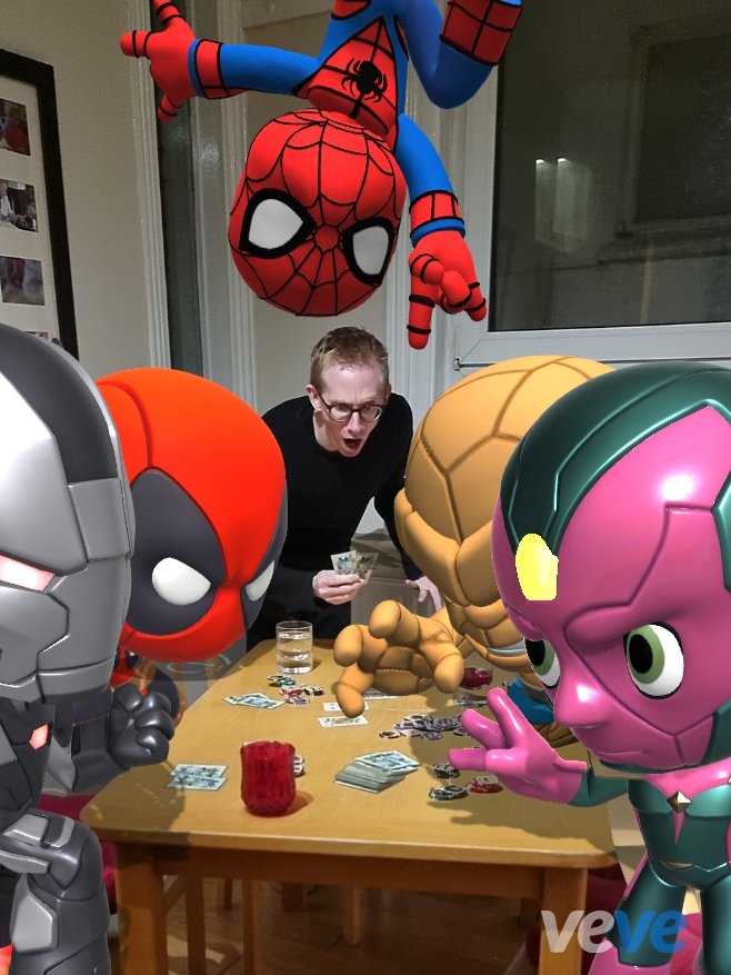 MrF4lcon's tweet photo. Friday night poker with the #VeVe Mightys! 🃏💥 https://t.co/FsUKZuURnp