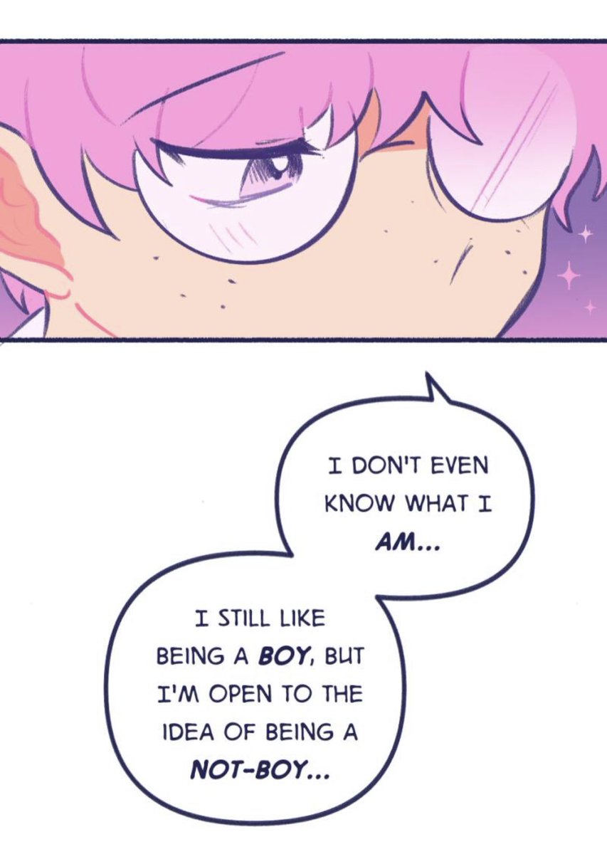 peachytentacles's tweet photo. I love Nerd from Boyfriends by @refrainbow so much! I resonate so much with him. For me, I don’t care how people choose to perceive me. I’m happy being a good boi and a good girl 🥰 https://t.co/AYImNaVspK