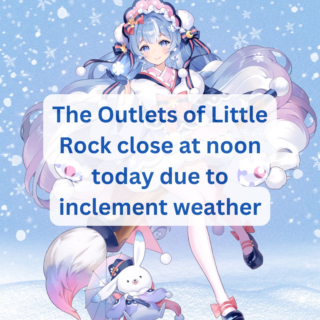 Otaku Takeout will be closing early today, Friday Jan 5th, at noon at the Outlets of Little Rock. Stay safe everyone and we hope to see you tomorrow!! 📣P.S. Game Night gamers! We will shift our league play that was scheduled tonight to tomorrow night!
