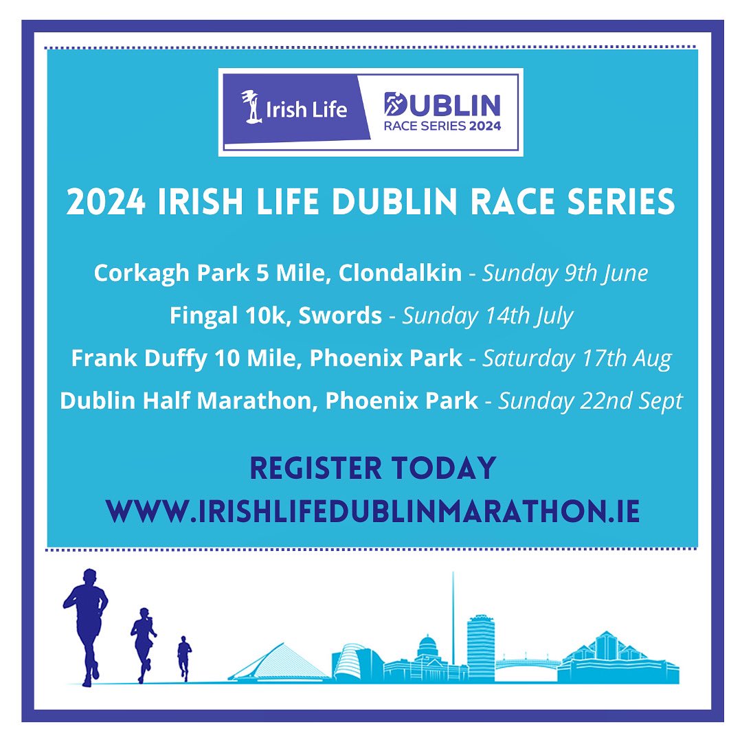 Ready. Set. Go 🏃🏻‍♂️🏁 Registration for the 2024 Irish Life Dublin Race Series is now OPEN! 🎉 Sign up today & join us for a summer of running ➡️ eventmaster.ie/bundle/jJ8in7u… #IrishLifeDublinRaceSeries