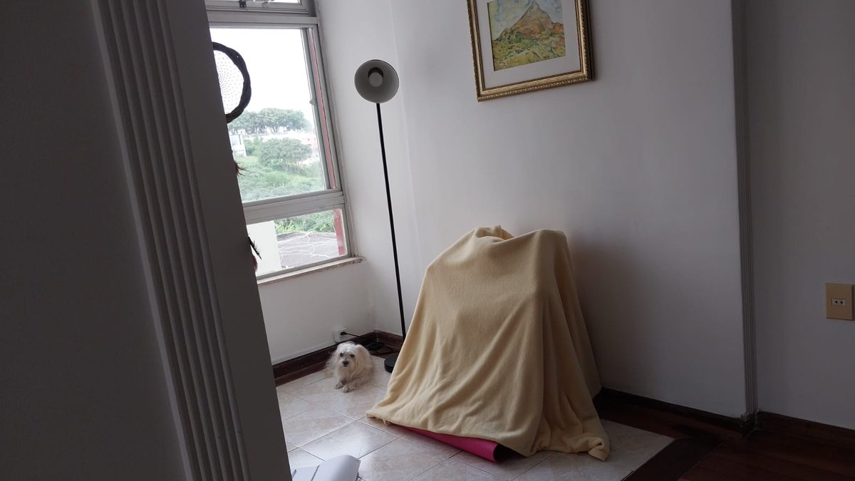 paimonha's tweet photo. minha mae comprou uma poltrona amarela pela internet e queria saber como ia ficar na sala

entao ela tirou fotos fingindo ser a poltrona: https://t.co/ATPE8RPCFI