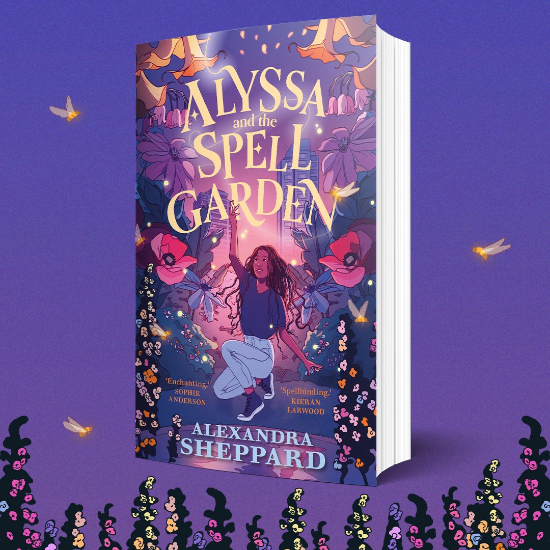 We're super excited to reveal the spellbinding cover illustrated by @lgions for @alexsheppard's enchanting, contemporary fantasy set in North London and arriving this April! Preorder your copy of Alyssa and The Spell Garden here: bit.ly/48lw885 @FaberChildrens