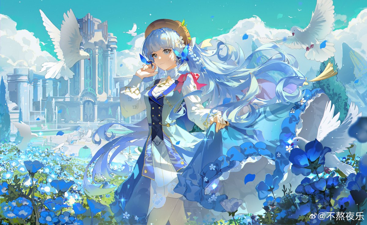 phantrinh8's tweet photo. Art fanmade M12 Genshin Official Weibo 
( Ayaka )
#GenshinImpact #art #fanart #神里綾華 #原神 #Ayaka https://t.co/MkbnPGdquH
