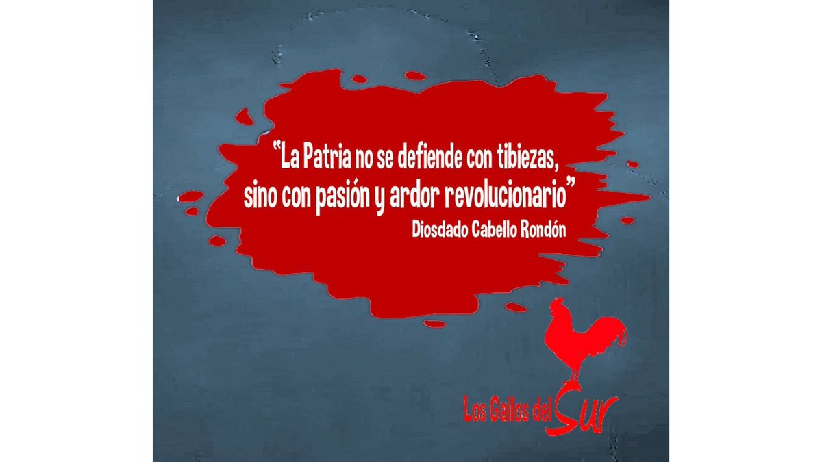 Los GALLOS del SUR (@gallos_sur) on Twitter photo Me gusta tomar partido, me gusta fijar posición, que la defiendo desde el más estricto principio de lealtad, siempre he sido Chavista y Siempre lo seré. Lo dijo <a href="/dcabellor/">Diosdado Cabello R</a>
#DiosdadoPatriota
#LealAChavez Me gusta tomar partido, me gusta fijar posición, que la defiendo desde el más estricto principio de lealtad, siempre he sido Chavista y Siempre lo seré. Lo dijo <a href="/dcabellor/">Diosdado Cabello R</a>
#DiosdadoPatriota
#LealAChavez