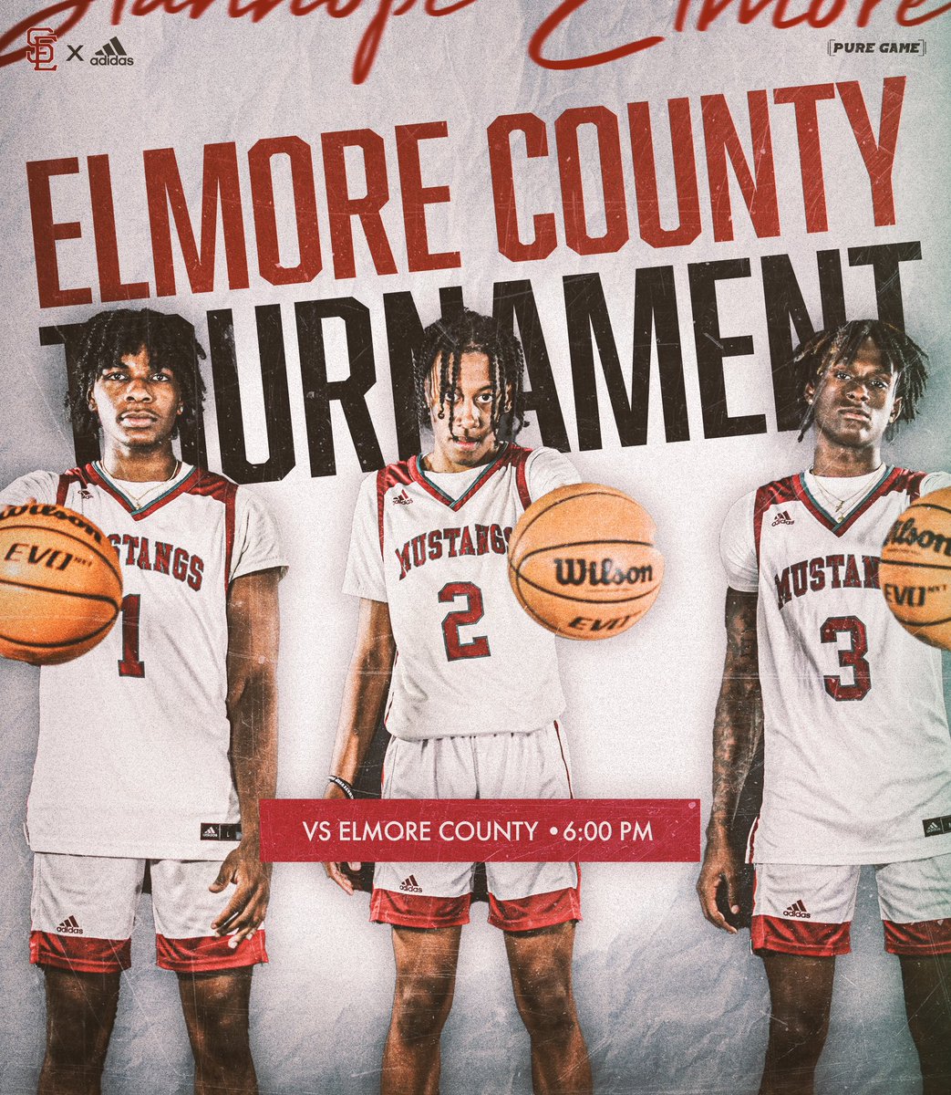 🏀GAMEDAY🏀
Game 18

Stanhope Elmore
🆚 Elmore County
2024 Elmore County Tournament 
📍Millbrook, AL 
⏰ 6:00 PM
🎟 GoFan/ 💴