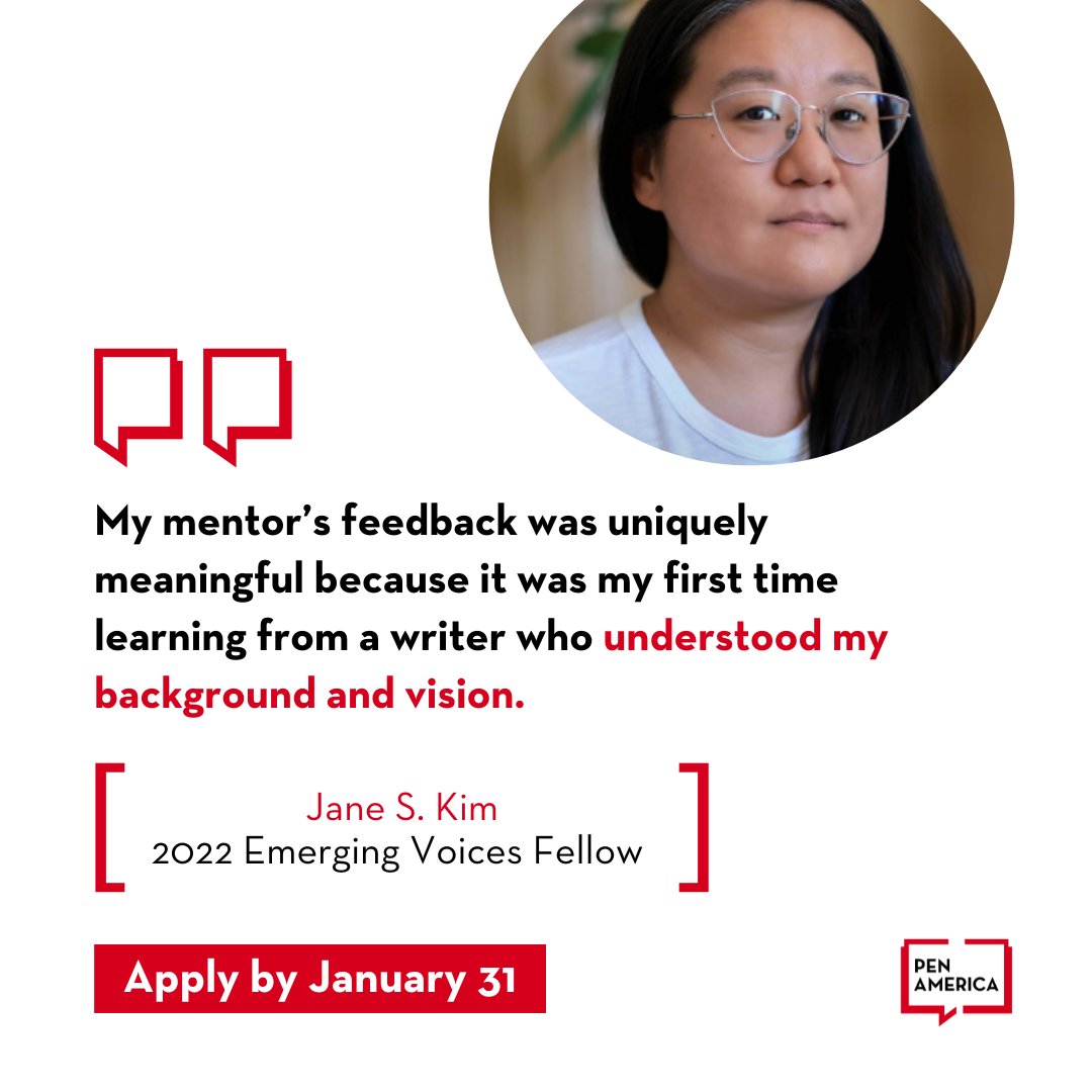 PEN America Emerging Voices Fellowship tweet media