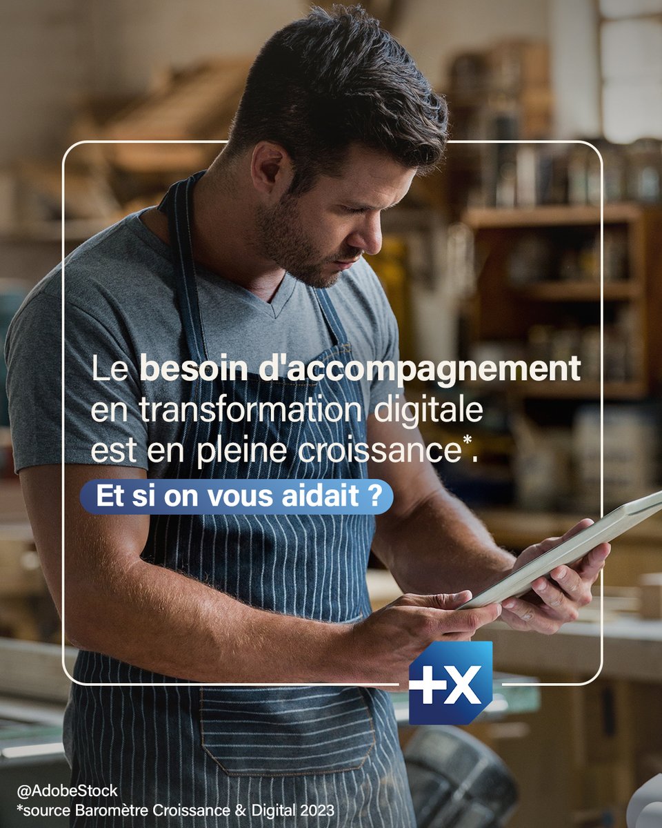 Le Baromètre Croissance & Digital 2023 prouve que les commerçants ont de plus en plus besoin d’être accompagnés dans leur transformation digitale.  Découvrez comment nous pouvons vous aider 👉 fcld.ly/8ir2tdo 🚀 #LaReussiteEstEnVous #PUB