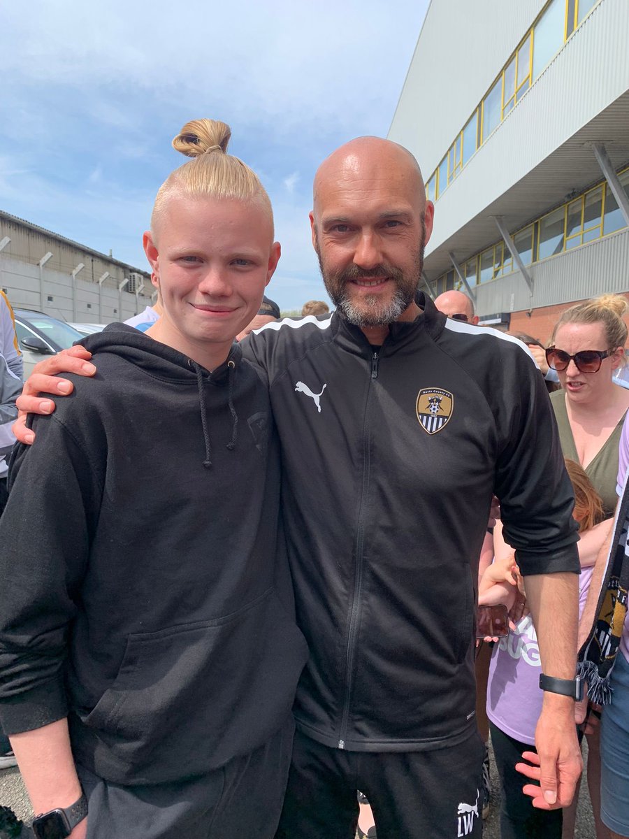 greg_antcliff's tweet photo. @xJo_Williamsx Hi Jo, thought you might like this picture of my Grandson, Freddie Pitt, taken back at Meadow Lane when coach returned from Wembley. Wishing Luke all the very best, will be sadly missed but always welcome back the Lane. X https://t.co/6fbUru6gnd