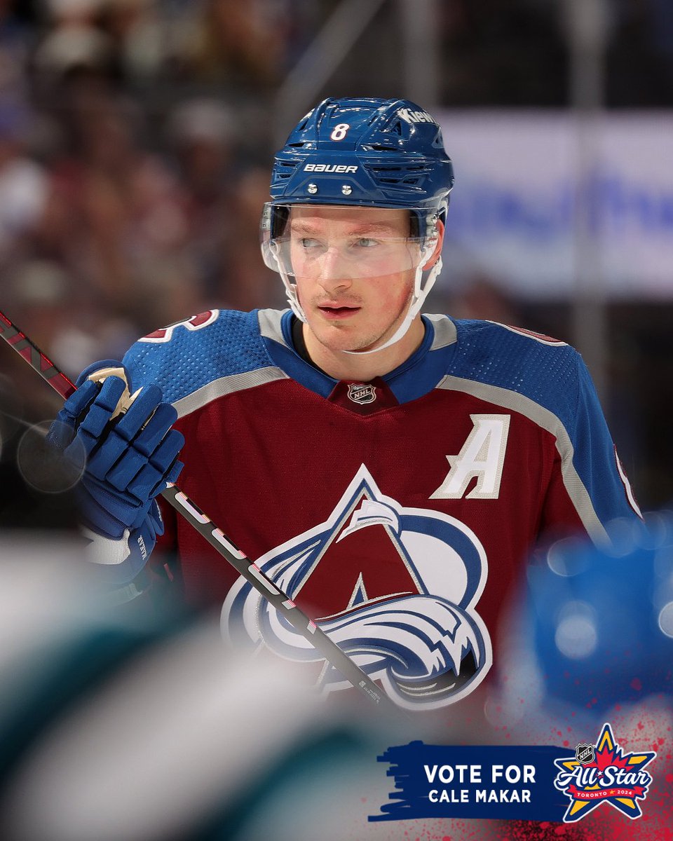Avalanche's tweet photo. Today is a great day to help these two get to the All-Star Game! 

#NHLAllStarVote Mikko Rantanen
#NHLAllStarVote Cale Makar 

#GoAvsGo https://t.co/nbJdJy4MUh