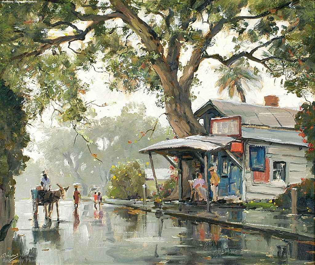 ANTONIO THIEME
Pintor Holandés
1888-1954
"Lluvia en el Sur"
.