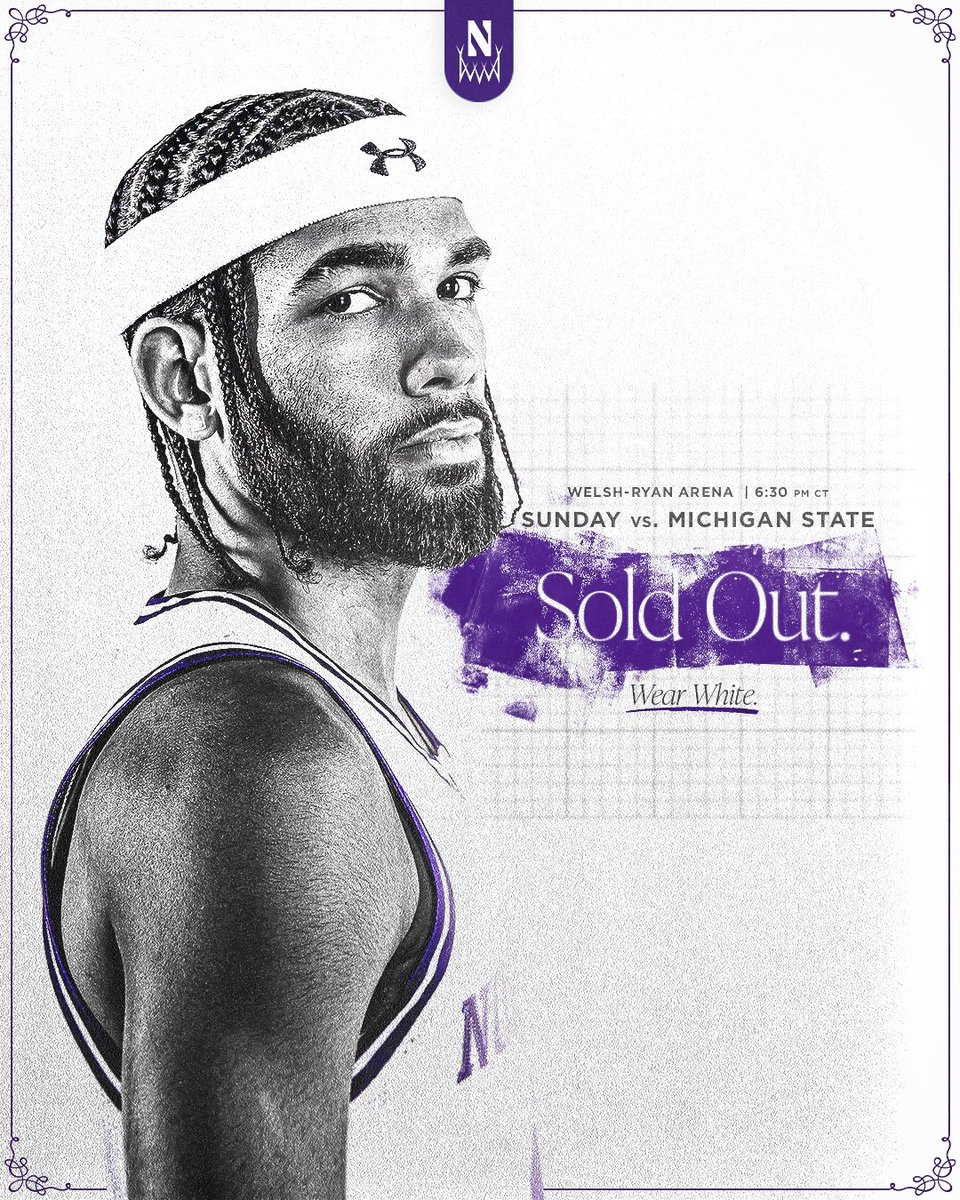 NUMensBball's tweet photo. Full House on Sunday 🏠 https://t.co/fK8UNYrORY