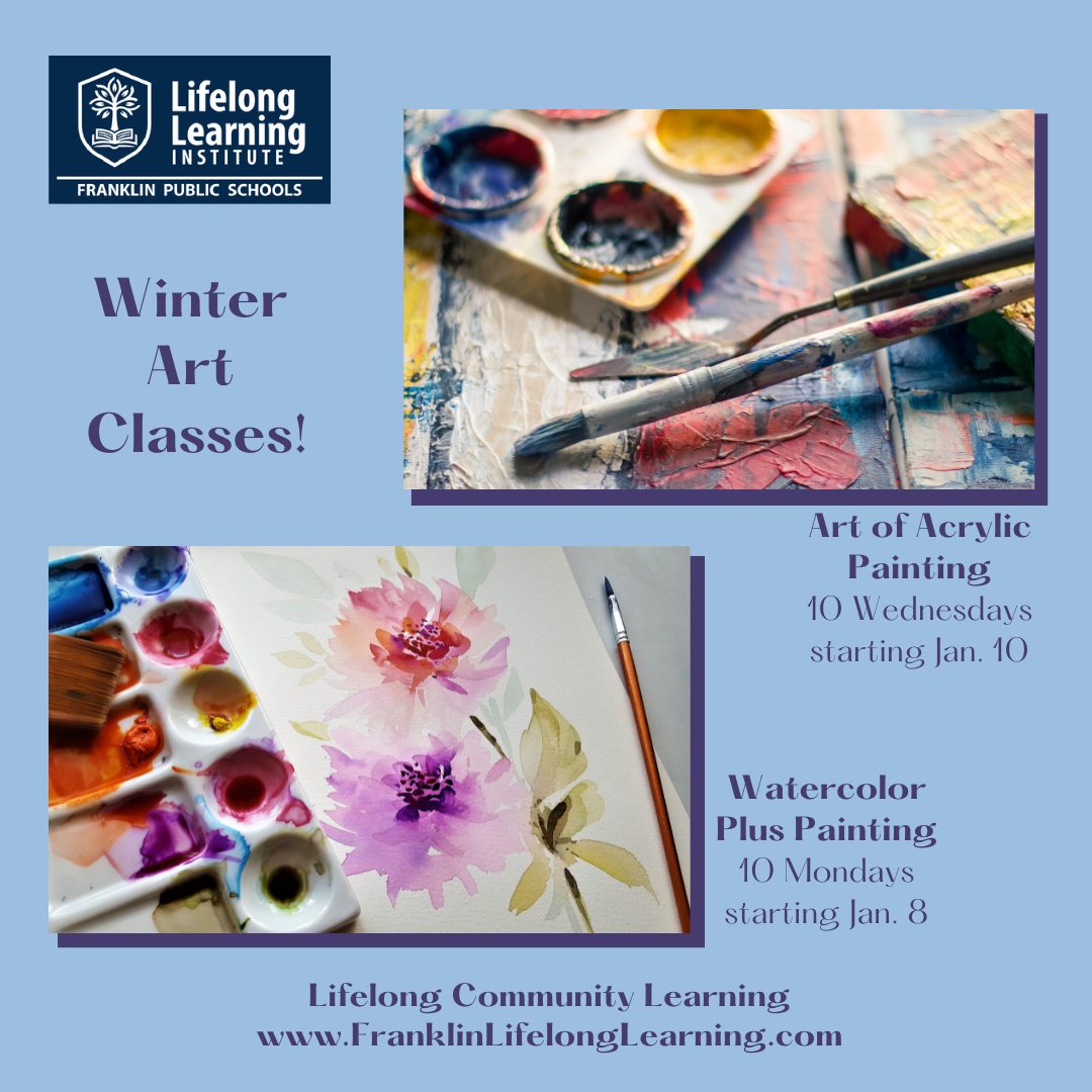 Tap into your inner artist with one of these Lifelong Learning painting classes