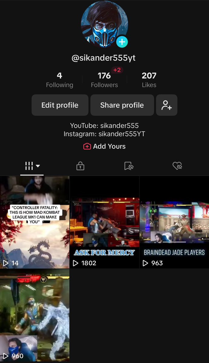 In hopes of reaching 100,000 YouTube subscribers this year, I was advised to post clips to the app that is currently dooming humanity as we know it. I have a TikTok manager doing it for me. 

tiktok.com/@sikander555yt…

A new tiktok was just posted.