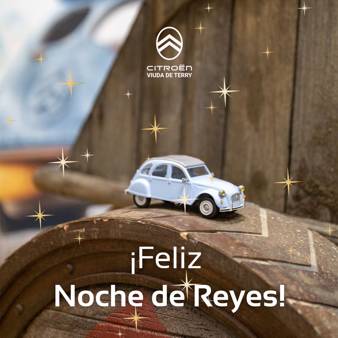 ¡Feliz Noche de Reyes de parte de #ViudadeTerry! 🌟👑 Que esta noche mágica os traiga ilusión y momentos felices.  #NocheDeReyesConCitroën #FelicesReyes #CitroenSevilla #Citroen