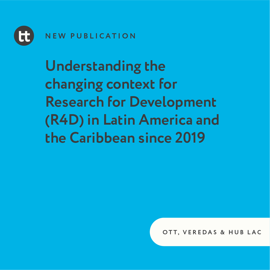 onthinktanks's tweet photo. 📰 Our new report explores the evolving #R4D ecosystem in #LatinAmerica &amp; the #Caribbean. Done for @IDRC_CRDI,  it provides insights for research producers, evidence users &amp; funders.

🤝 In collab. with @hub_lac &amp; Instituto Veredas.

⏬ Download &amp; dive in: https://t.co/NwSa3tlaD2 https://t.co/nuwYxbYtgu